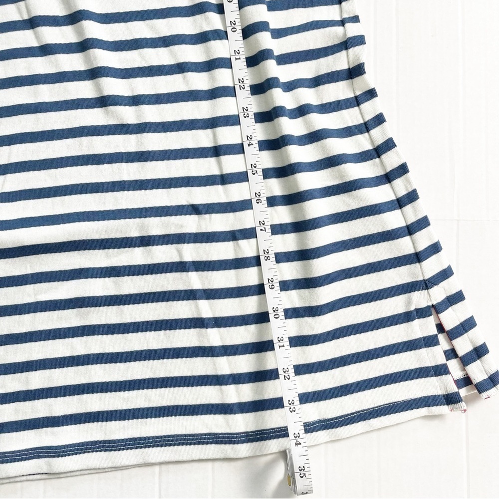 LAKE Women’s French Blue Breton Supima Cotton Dress - Small - Picture 8 of 9